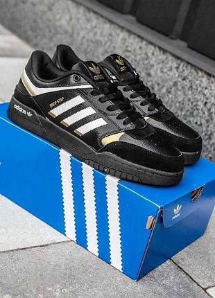 Кроси adidas drop step кеди адіки для чоловіків зручні шкіра чорні