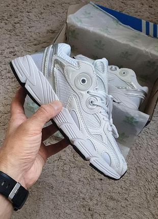 Женские кроссовки adidas astir кроссы адидас астир для женщин адики удобные повседневные кожа белые 38