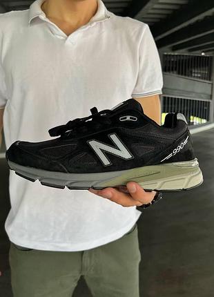 Женские кроссовки new balance 990 черные, стильные и удобные кроссы для женщин нью баланс 40