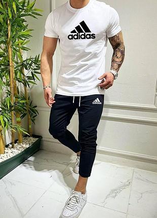 Спортивный костюм adidas мужская футболка и брюки костюм спортивный adidas летний на парня адидас комплект m