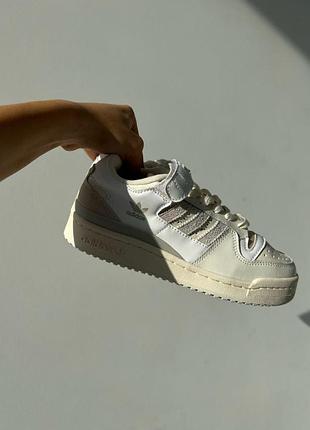 Адидас форум бежевые женские замшевые кроссовки adidas forum 84 low адики 44