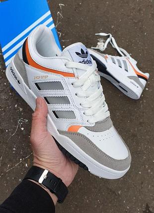 Кроси adidas drop step для чоловіків зручні кеди адіки шкіра білі