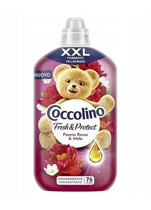 Кондиционер для белья coccolino peonia rossa & mela 1.75 л