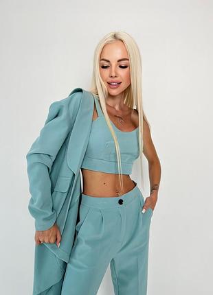 Костюм-трійка з топом "vanity" i розпродаж моделі