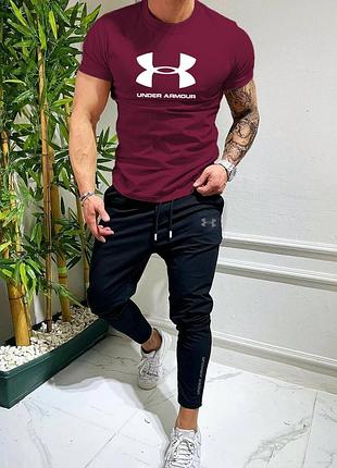 Спортивный костюм under armour мужская футболка и брюки костюм спортивный under armour летний на парня