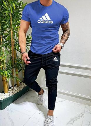 Спортивный костюм adidas мужская футболка и брюки костюм спортивный adidas летний на парня адидас комплект l