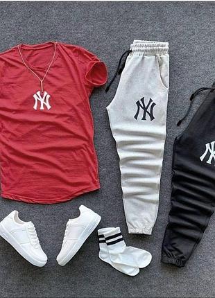 Спортивный костюм new yorker мужской летний спортивный костюм new yorker футболка и брюки (цвет по выбору)