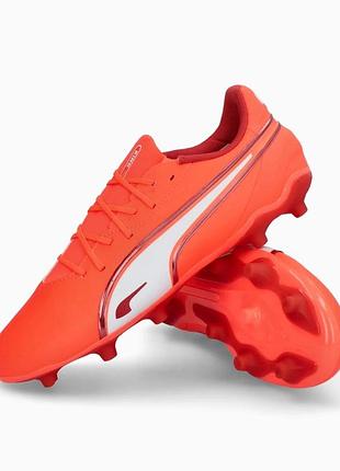 Бутси puma king match fg/ag junior - червоний