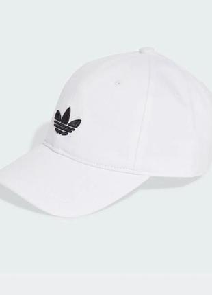 Кепка унисекс adidas adicolor classic trefoil baseball white jc6025
