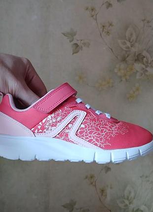 Кроссовки decathlon newfeel soft 140 jr coral blush на стопу 22 см стан как новые