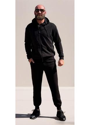 Спортивный костюм трехнить, черный. xxl, трехнитка (петля), punch