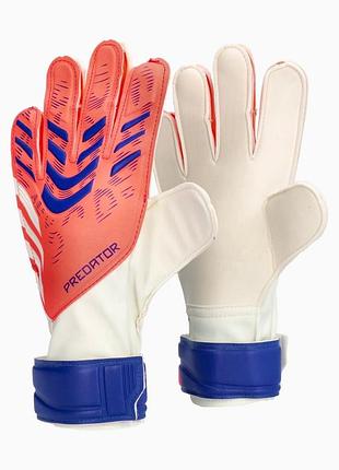 Воротарські рукавички adidas predator training - помаранчевий