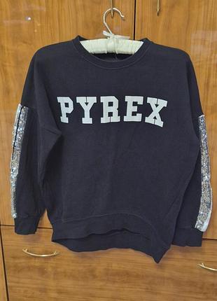 Стильный оверсайз свитшот pyrex/s-m