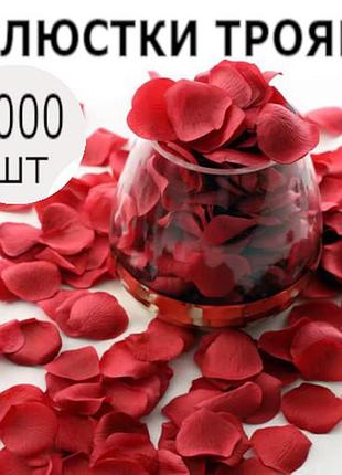 Набір червоних пелюстків троянд, 2000шт