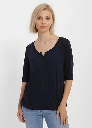 Блузка жіноча tom tailor 180969 xs темно-синя (2200004807409)