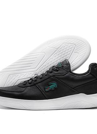Мужские кожаные кроссовки baseshot black