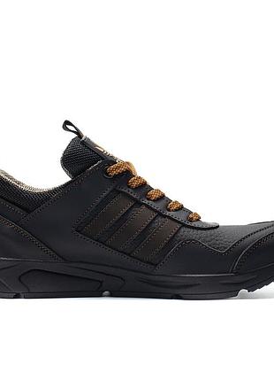 Підліткові шкіряні кросівки tech flex black 2