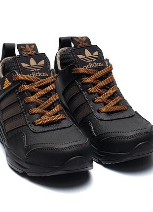 Підліткові шкіряні кросівки tech flex black 3