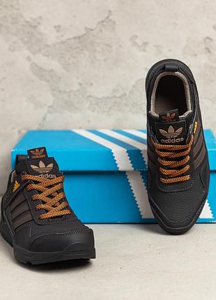 Підліткові шкіряні кросівки tech flex black 6