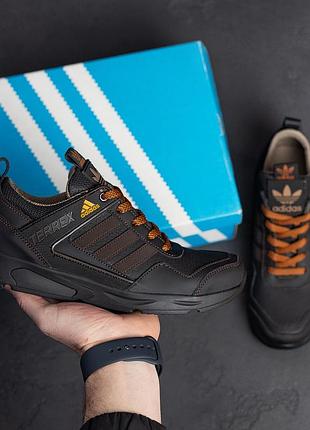 Підліткові шкіряні кросівки tech flex black 10