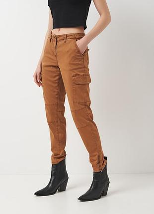 Брюки женские betty 186852 40 коричневые (2200004940854)