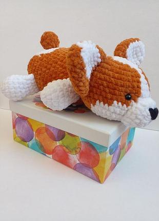 Игрушка собачка корги. ручная работа. handmade.