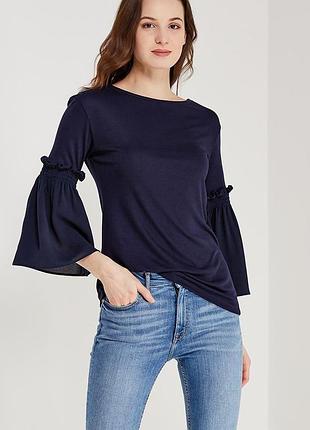 Блузка женская united colors of benetton 162676 s темно-синяя (2200004423005)