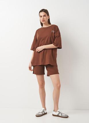 Спортивный костюм женский quzen 189 191 s коричневый (2200005010570)