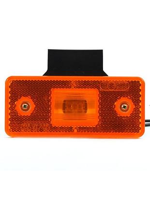 Габаритний ліхтар led 12-24v жовтий was 101z