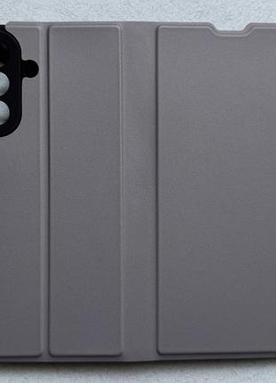 Samsung galaxy a57 чехол-книжка wave flap серый высококачественная искусственная кожа слоты для карт