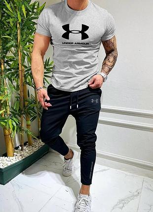Спортивный костюм under armour мужская футболка и брюки костюм спортивный under armour летний на парня xxl
