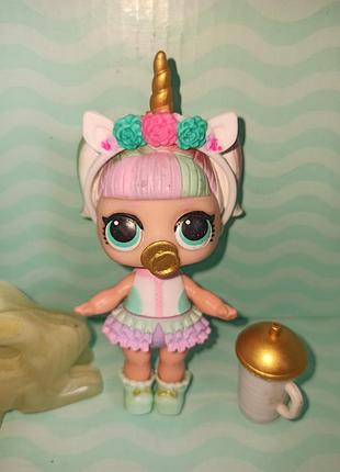 Lol surprise confetti pop series unicorn єдиноріг єдиноріжка лялька лол оригінал кролик