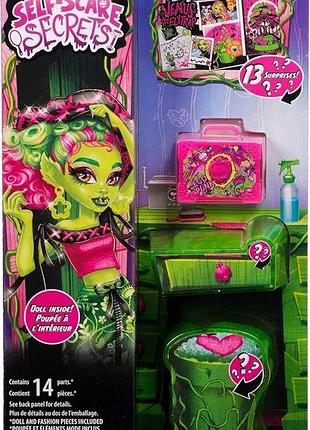 Лялька monster high self-scare secrets venus mcflytrapмонстер хай венера макфлайтрап mattel jhk45 7