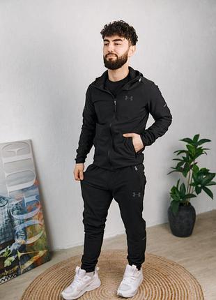Костюм стрейч-котон бренд аа чорний xl