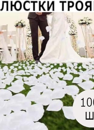 Набір молочних пелюстків троянд, 1000шт