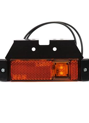 Габаритный фонарь led 12-24v желтый was 220z