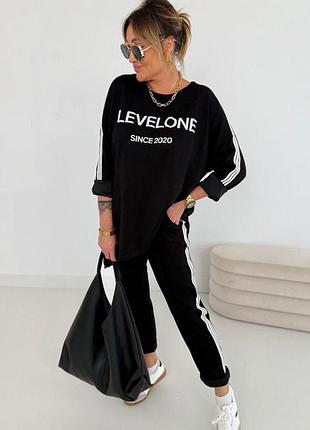 Женский стильный повседневный костюм в стиле sport-chic