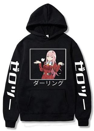 Худі аніме «darling in the franxx, zero two» 5
