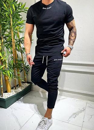 Спортивный костюм palm angels мужская футболка и брюки костюм спортивный palm angels летний с футболкой