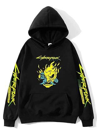 Худи аниме "cyberpunk 2077 samurai" 2 весна/осень, l
