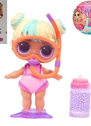 Игровой набор lol surprise bubble бабл dolls splash star color change glitter- кукла лол с пузырьками с пеной