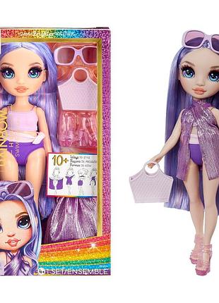 Лялька rainbow high серії swim & style – віолетта (з акс.)