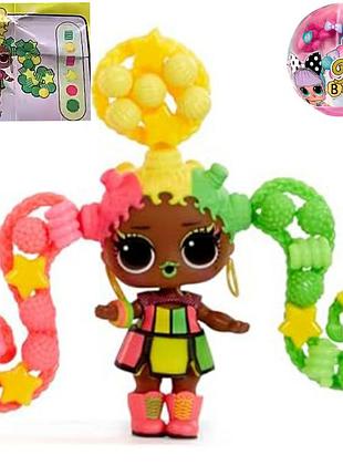 Игровой набор lol surprise hair beads jammin sways сюрприз mga omg кукла лол с бусинами