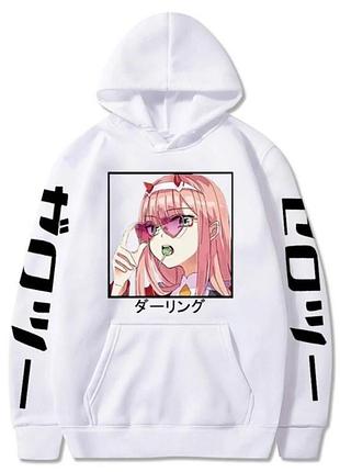 Худі аніме «darling in the franxx, zero two» 17