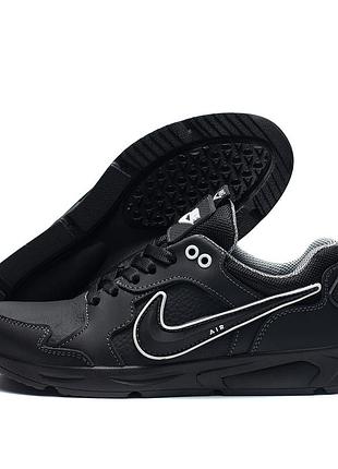 Підліткові шкіряні кросівки air max black