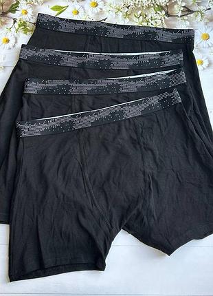 Трусики боксери на хлопчика чорні (набір 4 шт.) primark р.158 см (12-13 років)