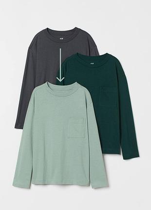 Новий реглан h&m для хлопчика р.158-164 світлозелений
