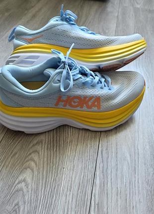 Кроссовки hoka bondi 8 40p легкая летняя модель.