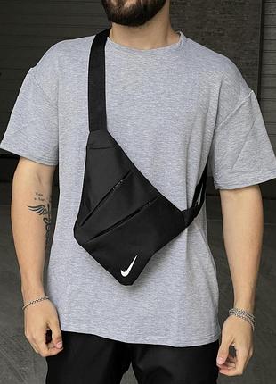 Кобура чорна nike біле лого #