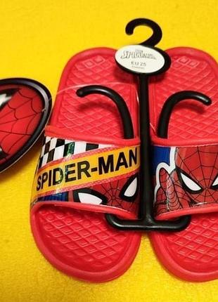 Marvel. spider man. оригінал. шльопанці spider man